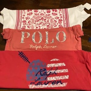 NEW Ralph Lauren girls size 3/3T shirts
